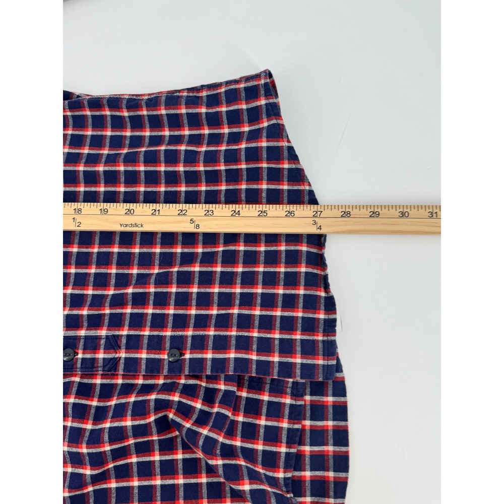 Gap Mens Classic Fit Plaid Button Down Shirt Blue Red Check 916935-01 M - Picture 9 of 9